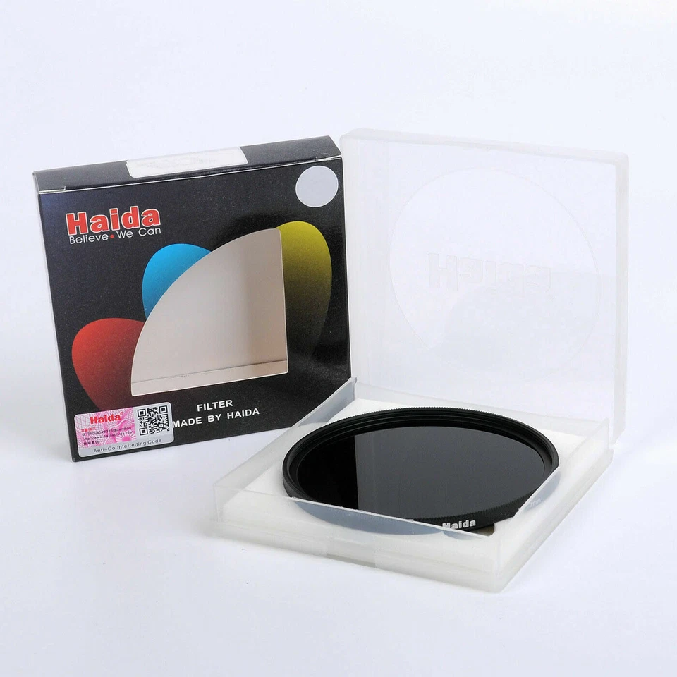 Haida 3 Stop ND8 Neutral Density Lens Filter 43/46/49/52/55/58/62/67/77/82mm - Image 1 of 1