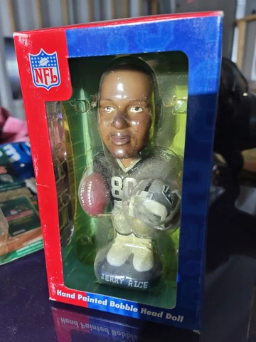 Jerry rice Bobble Head Doll QB Club Bobble Dobbles Cover