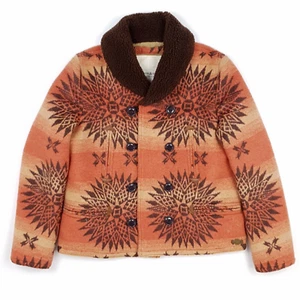 Denim Supply Navajo Manta Chaqueta Grande Reino Unido 12 Mujeres Azteca Occidental Ralph Lauren - Imagen 1 de 17