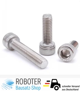 M3x10mm Sechskantschraube DIN912 Edelstahl Innensechskant RepRap 3D-Drucker - Bild 1 von 1