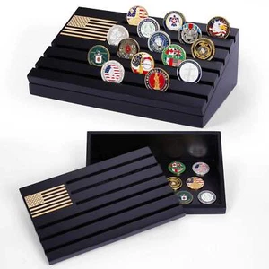 Challenge Coin Display-Challenge Coin Holder-Coin Display Case-Coin Display - Picture 1 of 10