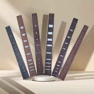 Diapasón de tuerca de 42 mm escala de palisandro de 25,5" hágalo usted mismo semielaborado usted elige diapasón - Imagen 1 de 51