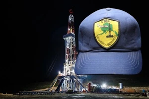 De colección Alaska O’Neill Servicios de Seguridad Sombrero Gorra Oleoducto North Slope Plataforma petrolera - Imagen 1 de 9
