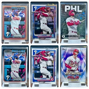 Serie Topps 2024 Bryce Harper Gold Parallel #/2024 Mojo y más - ¡Lote de 6 cartas! - Imagen 1 de 14