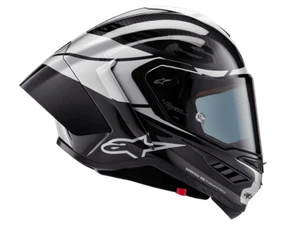 Alpinestars Supertech R10 Element Helmet Carbon / Silver / Black - Picture 1 of 5