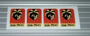 Williams Tri Zone Pinball Machine Drop Target Decal Set - Picture 1 of 1
