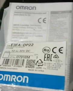 E3FA-DP22 1PCS New Omron Photoelectric Sensor E3FA-DP22 10-30VDC Fast Shipping - Picture 1 of 2