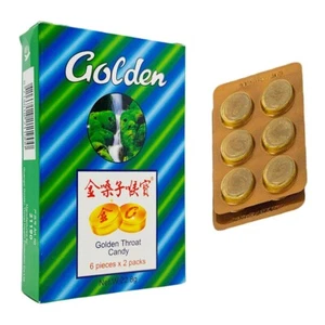 Golden Throat Candy-Golden Throat Lozenges-Kräuterbonbons für Hals &klare Stimme - Picture 1 of 1