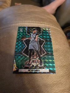 Tarjeta de la NBA Seth Curry Green Prizm 2023-24 Panini Mosiac Brooklyn Nets No.26 - Imagen 1 de 2