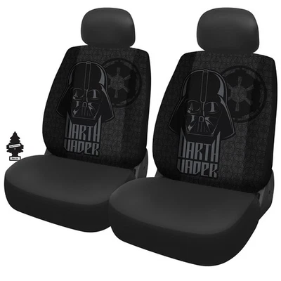 Nuevo diseño Star Wars Darth Vader juego de fundas de asiento de coche de tela negra para Honda Foto 1 de 4