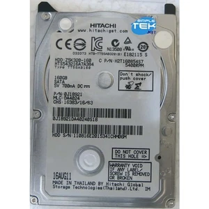 Hitachi HTS543216A7A384 160GB 2.5" SATA Hard Disk HDD Refurbished - Picture 1 of 5