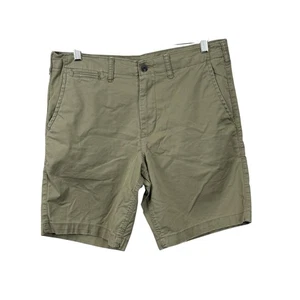 American Eagle Shorts Mens 33 Tan Classic Flex Khaki Chinos Casual - Picture 1 of 6