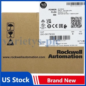 New Sealed AB 22C-D017N103 PowerFlex 400 AC Drive 22CD017N103 US Free Tax - Picture 1 of 4