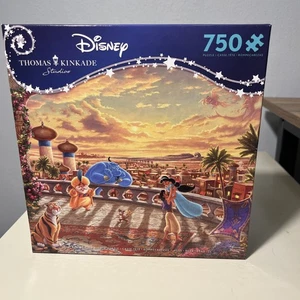 Disney Thomas Kinkade Aladdin Jasmine Dancing 750pc Jigsaw Puzzle 2020 - Picture 1 of 2