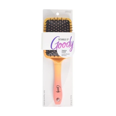 Goody Dream Detangle It Paddle Brush, Detangler Pack of 1, Yellow/Orange/Pink  - Image 1 of 4