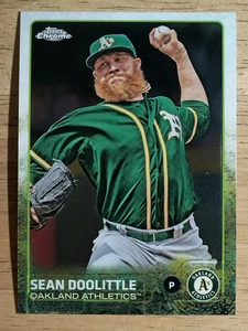 2015 Topps Chrome #41 Sean Doolittle - Picture 1 of 2