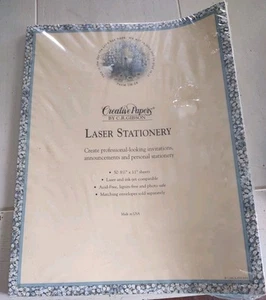 Creative Papers by CR Gibson Laser Stationery Religious Theme Sealed 50 Sheets - Picture 1 of 3