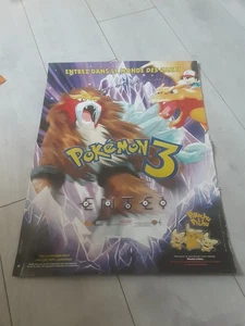 Pokemon Affiche Poster Du Film Pokemon 3 Le Monde Des Zarbi 3n FR - Picture 1 of 11