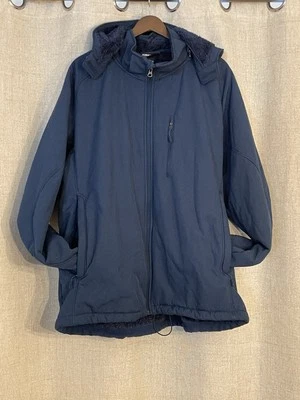 Kirkland Signature Mens Fleece Lined Softshell Jacket Blue Size XXL - Image 1 of 4