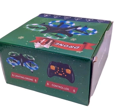 DRONEDAZZLE COLOUR LIGHTSRC DRONE XXD158 Mini Drone for Kids RC - Image 1 of 4