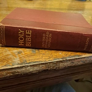Holy BIBLE, REVIISED standard Edition, Hard Back Copy,notes In Margins - Picture 1 of 7
