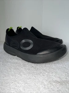 Zapatos de recuperación OOFOS OOMG Huali para hombre talla 10 de lona negros sin cordones Q2-692021 - Imagen 1 de 12
