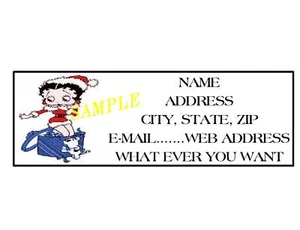 BETTY BOOP ADDRESS LABELS COOL!!! #14 - Picture 1 of 1