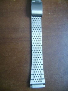 Bracelet de montre femme métallique largeur 14 mm allongeable neuf emb. - Picture 1 of 2