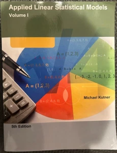 McGrawHill Applied Linear Statistical Models Volume 1-5th edition Michael Kutner - Picture 1 of 3