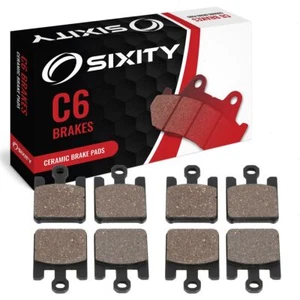 Front Ceramic Brake Pads 2005-2006 Kawasaki ZX600 Ninja ZX6-RR Set Full Kit nl - Picture 1 of 8
