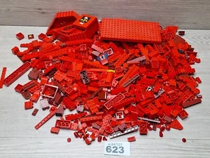 Lego 1 kg-1000 g Mixed Red Bricks Pieces. Starter Set Bulk Job Lot 623 - Picture 1 of 5