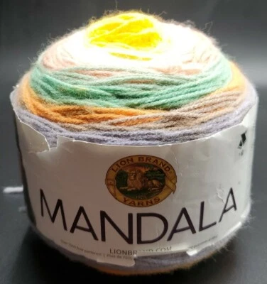 SKEIN/CAKE OF LION BRAND MANDALA YARN - COLOR #205 PIXIE - Image 1 of 4