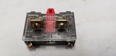 52BAJ Furnas Contact Block Clear, used - old stock. warehouse clean out ! - Image 1 of 3