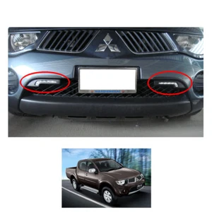 Lampa do jazdy dziennej matowa czarna 2 szt. pasuje do Mitsubishi L200 Triton 06 - 2014 - Zdjęcie 1 z 3