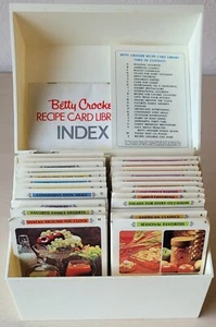1971 BETTY CROCKER REZEPTKARTE BIBLIOTHEKSINDEX. - Bild 1 von 5