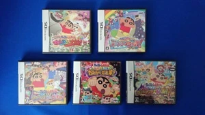 Crayon Shin-chan 5 Set Versión Japón NDS BANDAI NAMCO Nintendo DS ro - Imagen 1 de 6