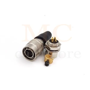 Hirose 4 pin Connector HR10A-7P-4P/HR10A-7R-4S, Male plug - female socket - Picture 1 of 8