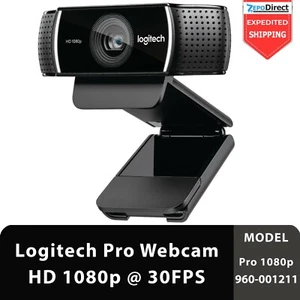 Logitech Pro Stream Webcam per streaming e registrazione video HD 1080p - come C922 - Foto 1 di 5