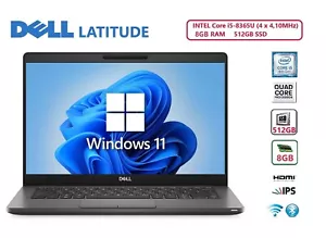 Dell Latitude 5300 Core i5-8365U, 8 GB RAM, 512 GB SSD, Win 11 Pro - Foto 1 di 5