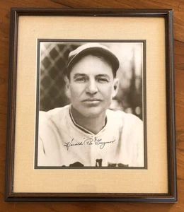 Harold "Pie" Traynor Pirates 8 x 10 Autographed Photo Matted and Framed Rare - Picture 1 of 2