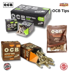 Official OCB Fliters - Activ carbon Virgin smoking rolling Filters tips - Picture 1 of 8