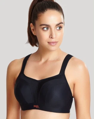 PANACHE 5021 Full-Busted Underwire High Impact Sports Bra 40G US Black 40F UK * - Image 1 of 4