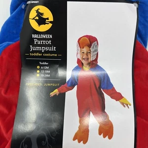 Toddler Halloween Parrot Jumpsuit Costume 6-12M Months Boys Girls Unisex NWT - Picture 1 of 7