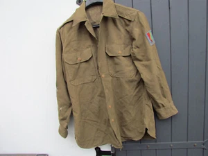 CHEMISE US WW2 ORIGINAL RHIN ET DANUBE 39-45 INDOCHINE - Imagen 1 de 13