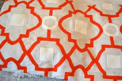 Cowtan & Tout Manuel Canovas Tanvi Orange Fabric 3.5yds Pattern #4947-03 - Image 1 of 4