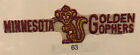 MINNESOTA GOLDEN GOPHERS ~ VINTAGE NEW ~ Sewn Text Patch NCAA College