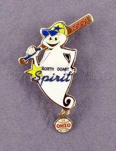 2001 North Coast Ohio Spirit Team Fastpitch Softball Baseball Anstecknadel - Bild 1 von 2