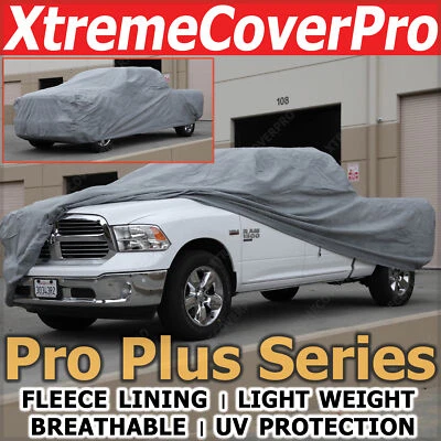 2014 Dodge RAM 2500 Mega Cab 6.4 ft Mid Box Truck Cover w/Fleece Dark Gray - Image 1 of 4