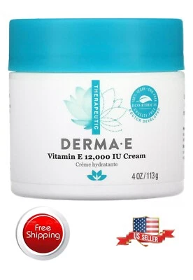 Crema Derma E Vitamina E 12.000 UI, 4 oz 113 g **ENVÍO GRATUITO ** Respetuosa con el medio ambiente Foto 1 de 4