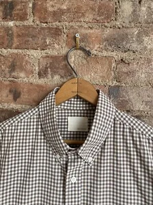Band of Outsiders Men's Gingham Shirt, Sz Large Slim, USA - Picture 1 of 9